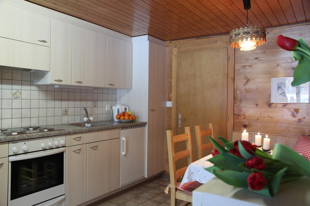 Apartamento Haus Bel-Air Grächen Exterior foto