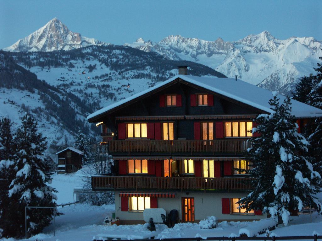 Apartamento Haus Bel-Air Grächen Exterior foto
